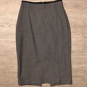 express black and white pencil skirt
